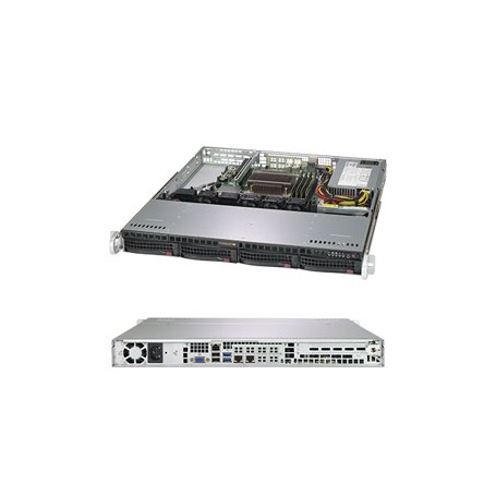 Supermicro 5019C-M Intel C246 LGA 1151 (Presa H4) Rack (1U) Nero (SYS-5019C-M)