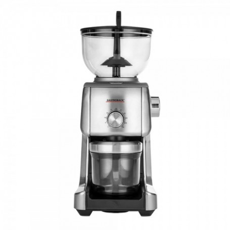 Gastroback Design Advanced Plus macina caffé 130 W Nero, Acciaio inossidabile (42642)