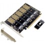 Microconnect MC-PCIE-JMB585 scheda di interfaccia e adattatore Interno M.2, SATA (MC-PCIE-JMB585)