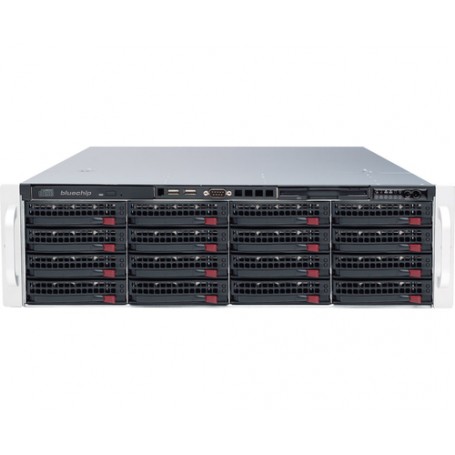bluechip STORAGEline R53303s Server di archiviazione Armadio (3U) Collegamento ethernet LAN Nero 3204 (850253)