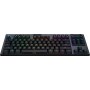 Logitech G G915 TKL Tenkeyless LIGHTSPEED Wireless RGB Mechanical Gaming Keyboard tastiera USB AZERTY Francese Carb (920-009497)