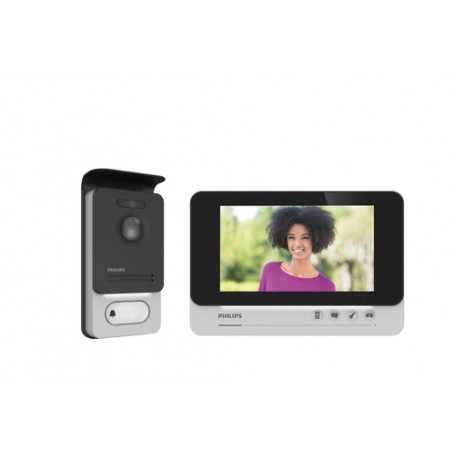 Philips DES9500VDP/10 sistema per video-citofono 17,8 cm (7") Alluminio, Nero (531019)