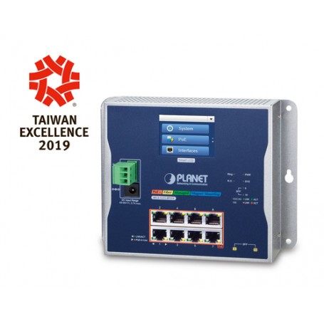 PLANET WGS-5225-8P2SV switch di rete Gestito L2+/L4 Gigabit Ethernet (10/100/1000) Supporto Power over Ethernet (WGS-5225-8P2SV)