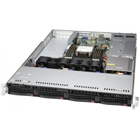Supermicro CSE-815TQC4-R504WB3 sistema barebone per server Rack (1U) Nero (CSE-815TQC4-R504WB3)