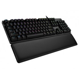 Logitech G G513 CARBON LIGHTSYNC RGB Mechanical Gaming Keyboard, GX Brown tastiera USB QWERTY Spagnolo Carbonio (920-009323)