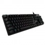 Logitech G G512 CARBON LIGHTSYNC RGB Mechanical Gaming Keyboard with GX Brown switches tastiera USB AZERTY Belga Ca (920-009348)
