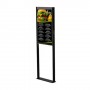 Peerless DS-OM55ND-FLOOR Supporto per display espositivi 139,7 cm (55") Nero (DS-OM55ND-FLOOR)