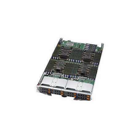 Supermicro SBI-8149P-T8N sistema barebone per server Intel C622 LGA 3647 (Socket P) Nero, Grigio (SBI-8149P-T8N)