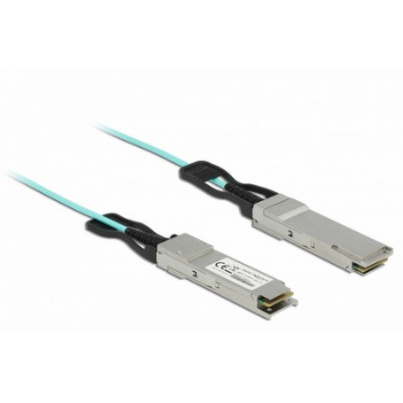 DeLOCK 84048 cavo InfiniBand 5 m QSFP+ Colore acqua (84048)