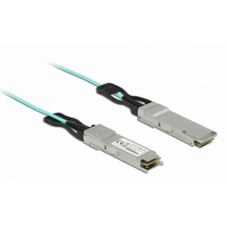 DeLOCK 84042 cavo InfiniBand 3 m QSFP+ Colore acqua (84042)