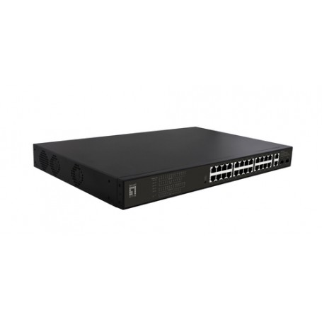 LevelOne GEP-2821 switch di rete Non gestito Gigabit Ethernet (10/100/1000) Supporto Power over Ethernet (PoE) 1U Ner (GEP-2821)
