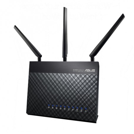 ASUS DSL-AC68U router wireless Gigabit Ethernet Dual-band (2.4 GHz/5 GHz) 3G Nero (DSL-AC68U)