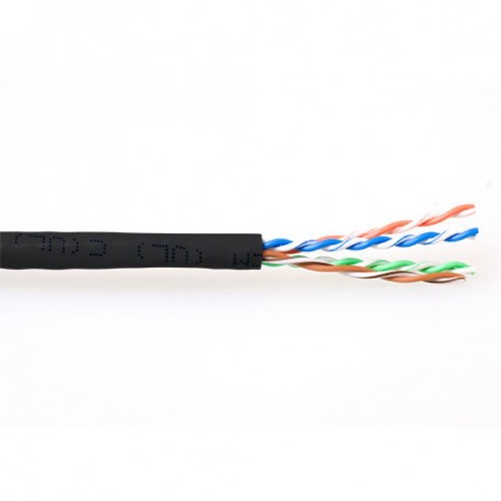 ACT 305m Cat6 Cable cavo di rete Nero (EP389B)