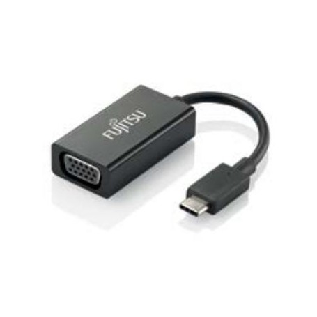 Fujitsu S26391-F6058-L224 cavo e adattatore video 0,15 m USB tipo-C VGA (D-Sub) Nero (S26391-F6058-L224)