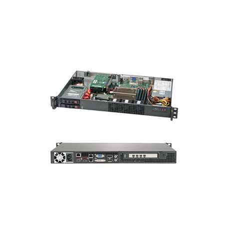 Supermicro SuperServer 1019C-HTN2 LGA 1151 (Presa H4) Rack (1U) Nero (SYS-1019C-HTN2)
