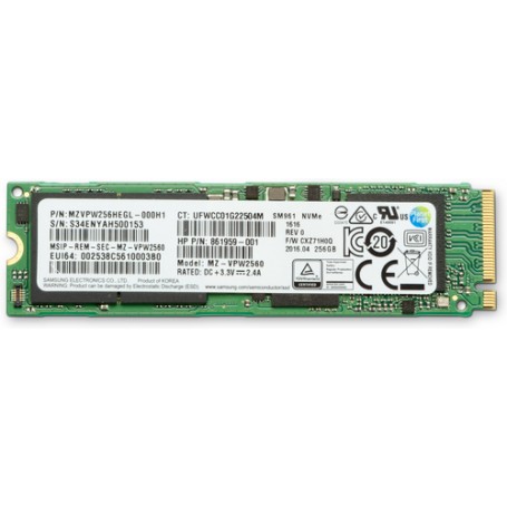 HP Z Turbo Drive 256GB MLC Z8 G4 SSD Module M.2 PCI Express 3.0 NVMe (1PD50AA)