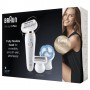 Braun Silk-épil 9 81688637 epilatore 40 pinzette Bianco, Oro (9010)