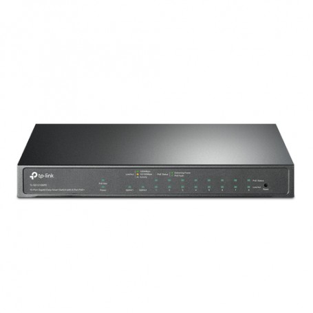 TP-LINK TL-SG1210MPE switch di rete Gigabit Ethernet (10/100/1000) Nero (TL-SG1210MPE)