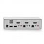 Lindy 39307 switch per keyboard-video-mouse (kvm) Argento (39307)