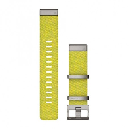 Garmin QuickFit Band Verde, Giallo Nylon (010-12738-23)