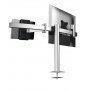 Durable 508823 supporto da tavolo per Tv a schermo piatto 86,4 cm (34") Morsa Argento (508823)