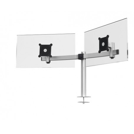 Durable 508623 supporto da tavolo per Tv a schermo piatto 68,6 cm (27") Morsa Argento (508623)