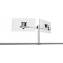 Durable 508623 supporto da tavolo per Tv a schermo piatto 68,6 cm (27") Morsa Argento (508623)
