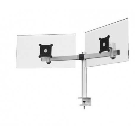Durable 508523 supporto da tavolo per Tv a schermo piatto 68,6 cm (27") Morsa Argento (508523)