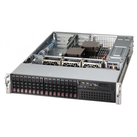 Supermicro CSE-213BAC8-R1K23WB computer case Supporto Nero 1200 W (CSE-213BAC8-R1K23WB)