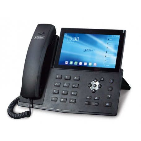 PLANET High Definition Touch Color Telefono per conferenze IP (ICF-1900)