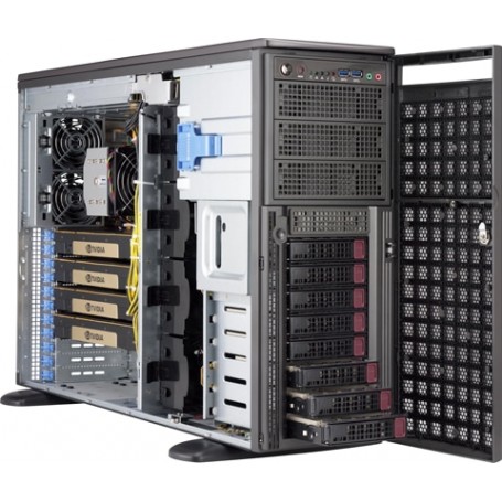 Supermicro SYS-540A-TR barebone per PC/stazione di lavoro Full-Tower Nero Intel® C621 (SYS-540A-TR)