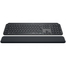 Logitech MX Keys Advanced Wireless Illuminated Keyboard tastiera RF senza fili + Bluetooth QWERTY Inglese Grafite (920-009416)