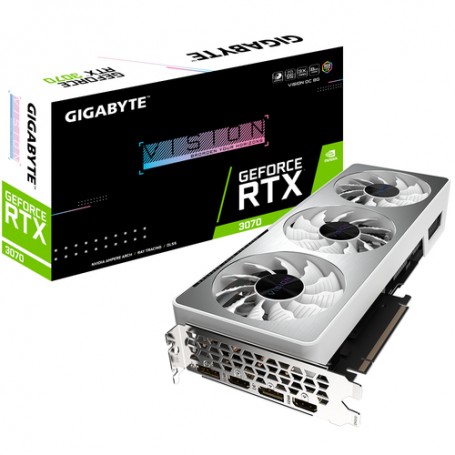Gigabyte GeForce RTX 3070 VISION OC 8G (rev. 2.0) NVIDIA 8 GB GDDR6 (GV-N3070VISION OC-8GD 2.0)