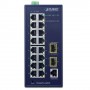 PLANET IGS-4215-16T2S switch di rete Gestito L2/L4 Gigabit Ethernet (10/100/1000) Blu (IGS-4215-16T2S)