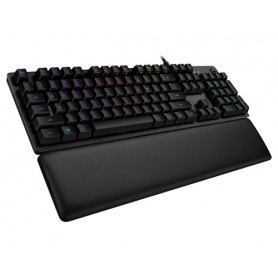 Logitech G G513 CARBON LIGHTSYNC RGB Mechanical Gaming Keyboard with GX Red switches tastiera USB Russo Carbonio (920-009339)