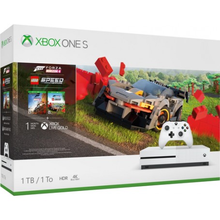 Microsoft Xbox One S + Forza Horizon 4 + DLC Lego 1000 GB Wi-Fi Bianco (234-01129)