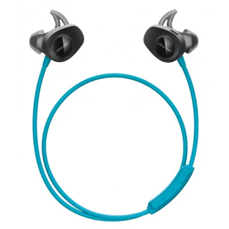 Bose SoundSport Wireless Cuffie A clip, In-ear Sport Bluetooth Nero, Blu (761529-0020)
