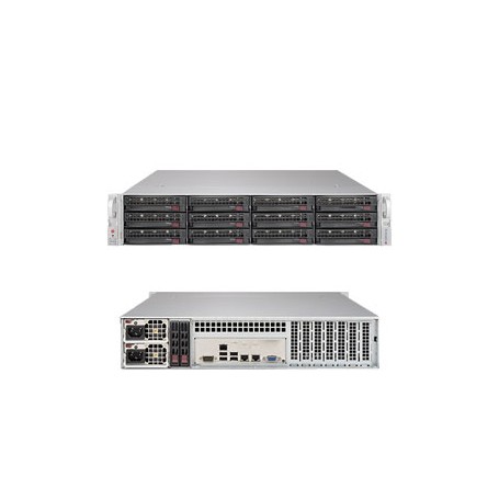 Supermicro SuperServer 6029P-E1CR12H LGA 3647 (Socket P) Armadio (2U) Nero (SSG-6029P-E1CR12H)