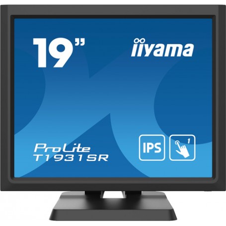 iiyama ProLite T1931SR-B6 monitor touch screen 48,3 cm (19") 1280 x 1024 Pixel Single-touch Multi utente Nero (T1931SR-B6)