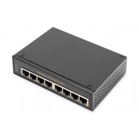 Digitus DN-651108 switch di rete Non gestito Gigabit Ethernet (10/100/1000) Nero (DN-651108)