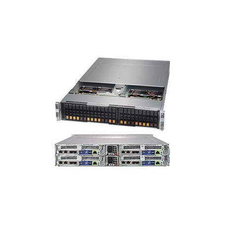 Supermicro SYS-2029BT-HNTR sistema barebone per server Intel® C621 LGA 3647 (Socket P) Armadio (2U) Nero (SYS-2029BT-HNTRV)