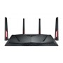 ASUS RT-AC88U router wireless Gigabit Ethernet Dual-band (2.4 GHz/5 GHz) 3G 4G Nero, Rosso (90IG01Z0-BU2000)