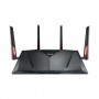 ASUS RT-AC88U router wireless Gigabit Ethernet Dual-band (2.4 GHz/5 GHz) 3G 4G Nero, Rosso (90IG01Z0-BU2000)