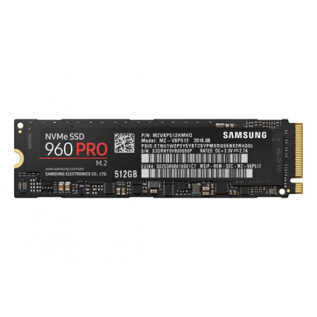 Samsung 960 PRO PCI Express 3.0 V-NAND (MZ-V6P512BW)