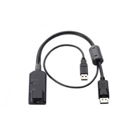 Hewlett Packard Enterprise KVM Console USB/Display Port Interface Adapter cavo per tastiera, video e mouse Nero (AF654A)
