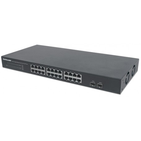 Intellinet 561044 switch di rete Non gestito L2 Gigabit Ethernet (10/100/1000) 1U Nero (561044)