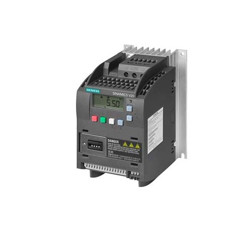 Siemens 6SL3210-5BE21-1UV0 convertitore di frequenza Nero (6SL3210-5BE21-1UV0)