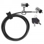 Targus DEFCON P2MKL cavo di sicurezza Grigio 1,8 m (ASP57MKEUX-25)