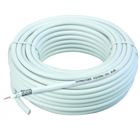 Schwaiger KOX996500002 cavo coassiale 500 m Bianco (KOX996500002)