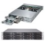 Supermicro 6027PR-HTTR Intel® C602 LGA 2011 (Socket R) Armadio (2U) Nero, Argento (SYS-6027PR-HTTR)